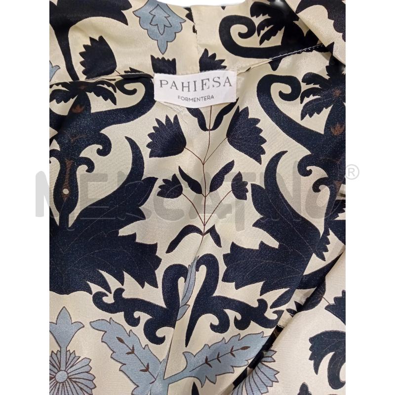 CAMICIA DONNA BEIGE NERA PAHIESA | Mercatino dell'Usato Cesenatico 4