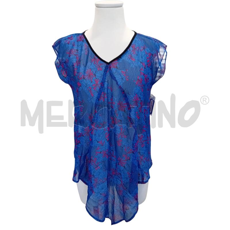 CASACCA DONNA PINKO AZZURRA FIORIROSA | Mercatino dell'Usato Cesenatico 1