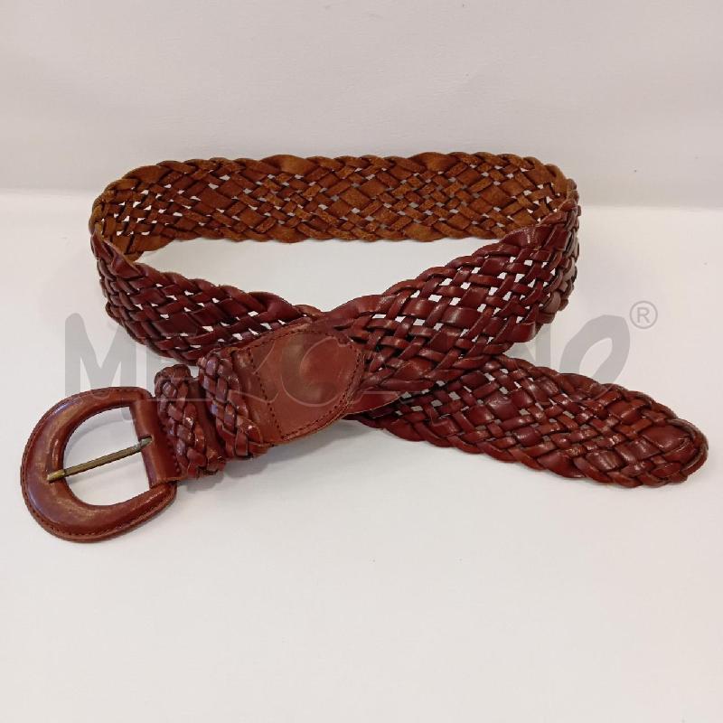 CINTURA DONNA SISLEY  INTRECCIATA CUOIO  | Mercatino dell'Usato Cesenatico 1