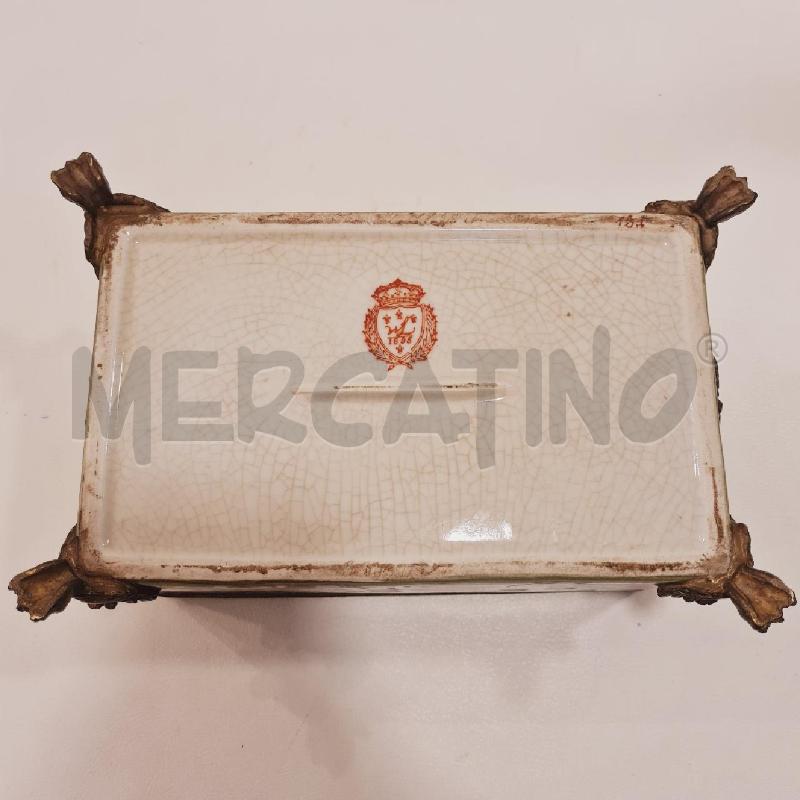 COFANETTO CERAMICA BRONZO INGLESE  | Mercatino dell'Usato Cesenatico 3