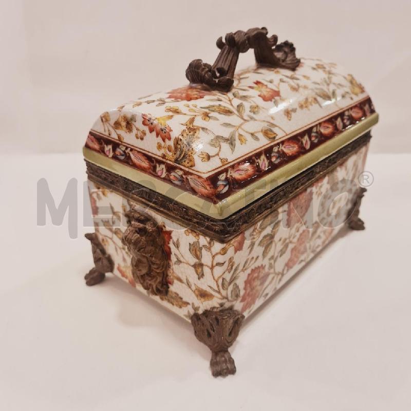 COFANETTO CERAMICA BRONZO INGLESE  | Mercatino dell'Usato Cesenatico 4