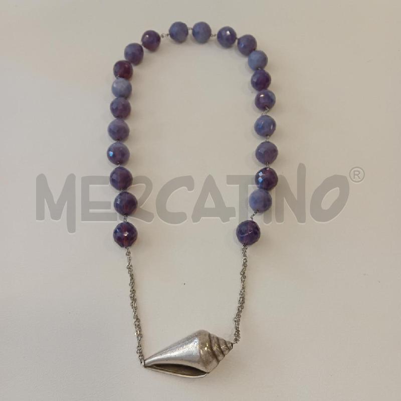 COLLANA AMETISTA  CON CONCHIGLIA | Mercatino dell'Usato Cesenatico 1