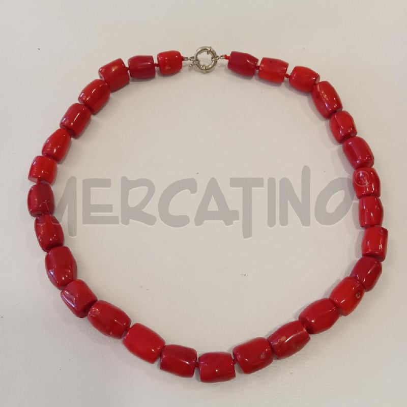 COLLANA CORALLO BAMBU  | Mercatino dell'Usato Cesenatico 1