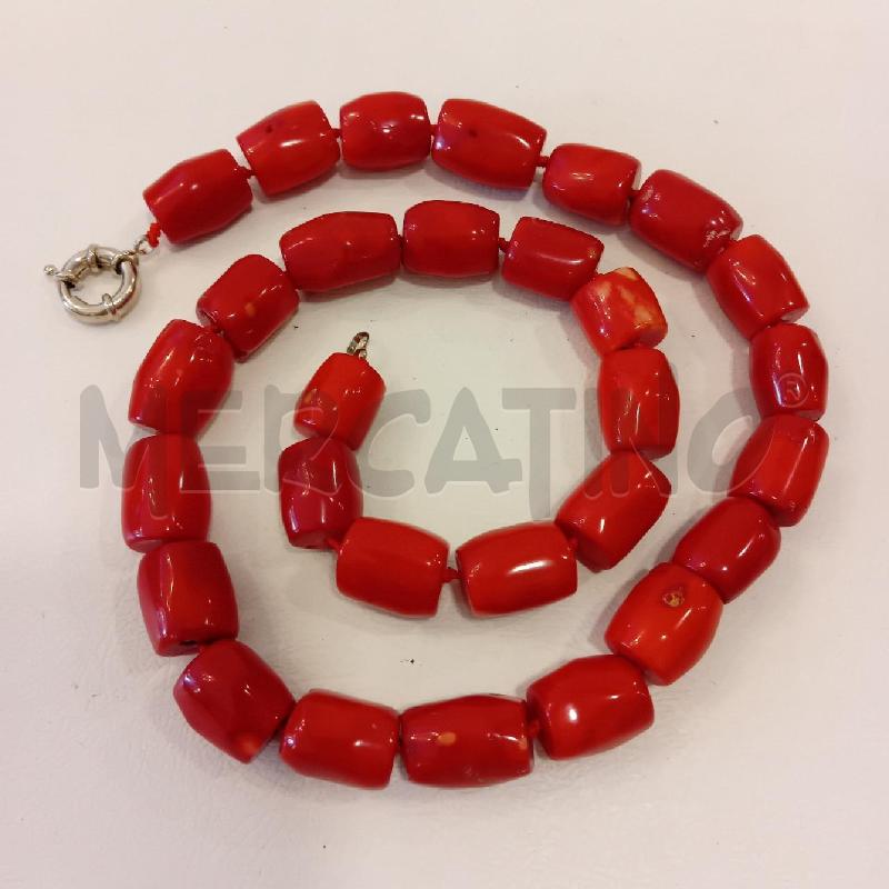 COLLANA CORALLO BAMBU  | Mercatino dell'Usato Cesenatico 3