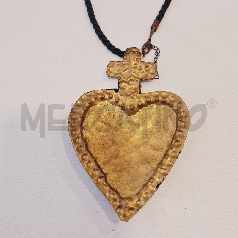 COLLANA CORDA CUORE METALLO | Mercatino dell'Usato Cesenatico 2