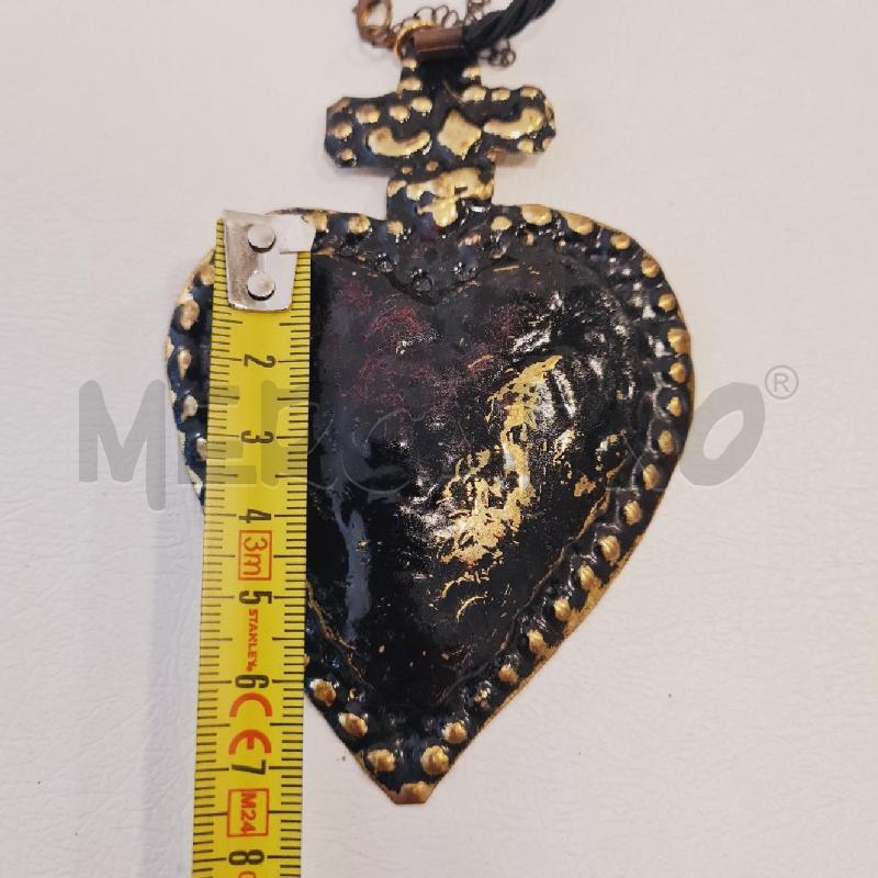 COLLANA CORDA CUORE METALLO | Mercatino dell'Usato Cesenatico 3
