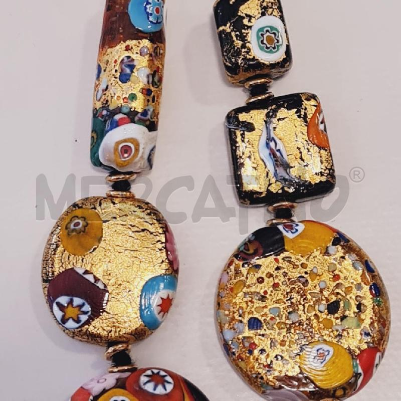 COLLANA MURANO CON MURRINE DORATO | Mercatino dell'Usato Cesenatico 3