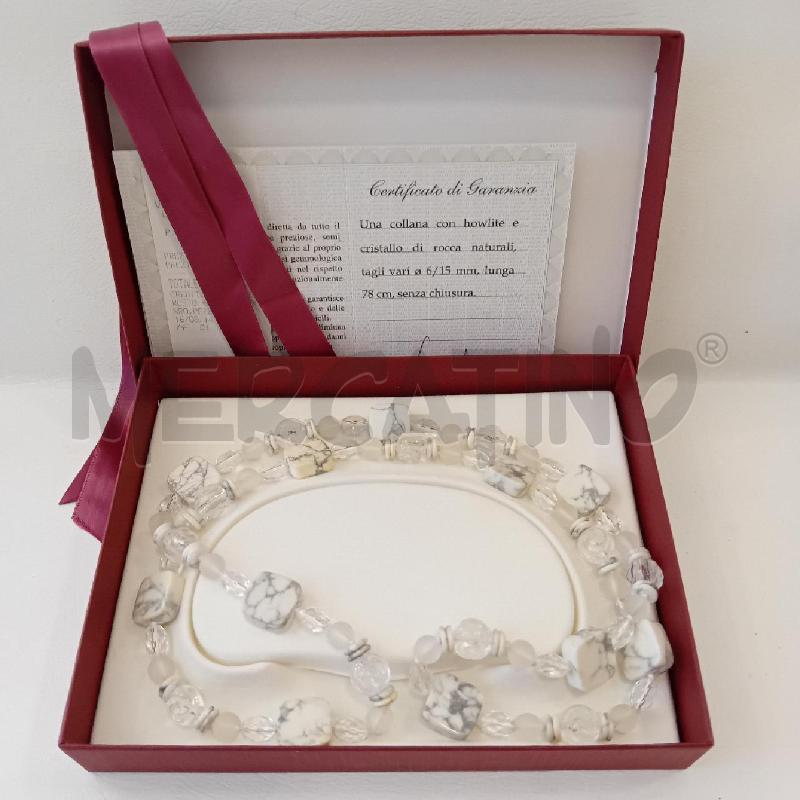 COLLANA OBLITE E CRISTALLO DI ROCCA | Mercatino dell'Usato Cesenatico 1
