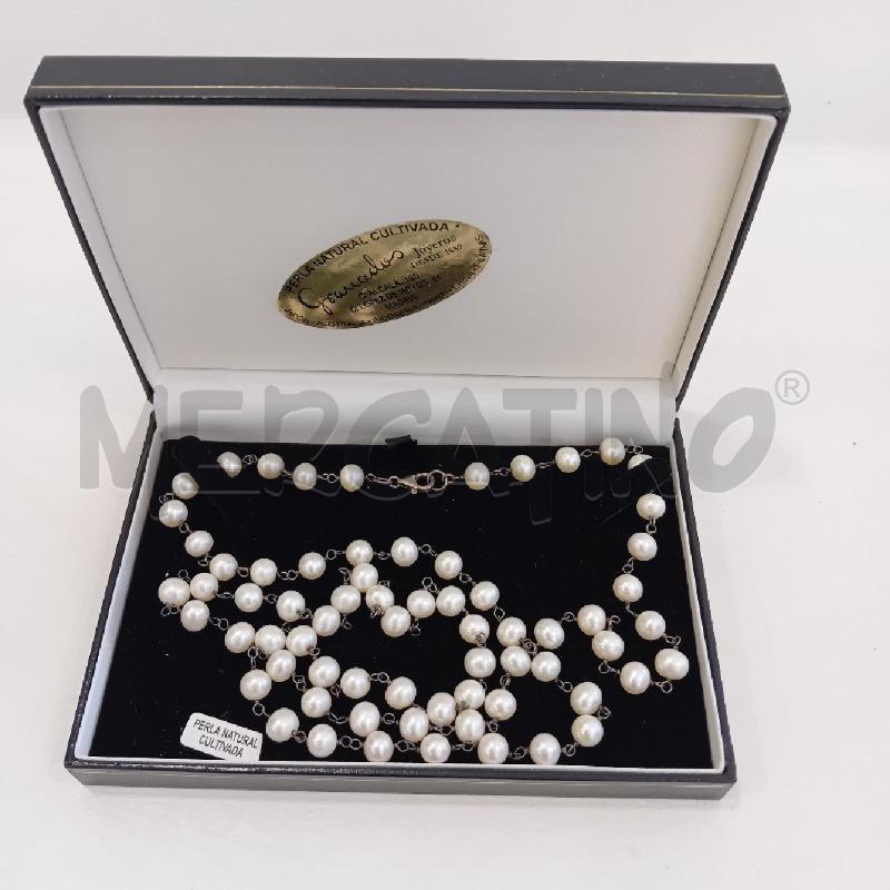 COLLANA PERLE  COLTIVATE CHIUSURA A | Mercatino dell'Usato Cesenatico 1