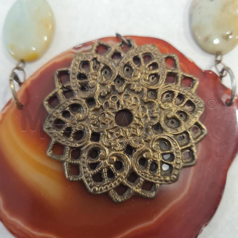COLLANA PIETRA DURA  AGATA AVVENTURINA  | Mercatino dell'Usato Cesenatico 5