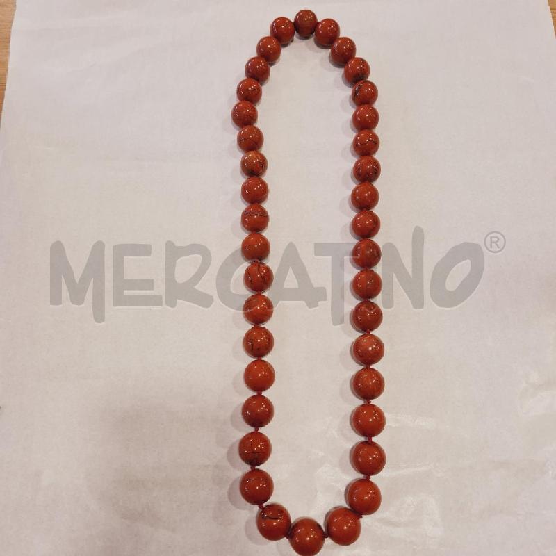 COLLANA SIASPRO ROSSO  | Mercatino dell'Usato Cesenatico 1