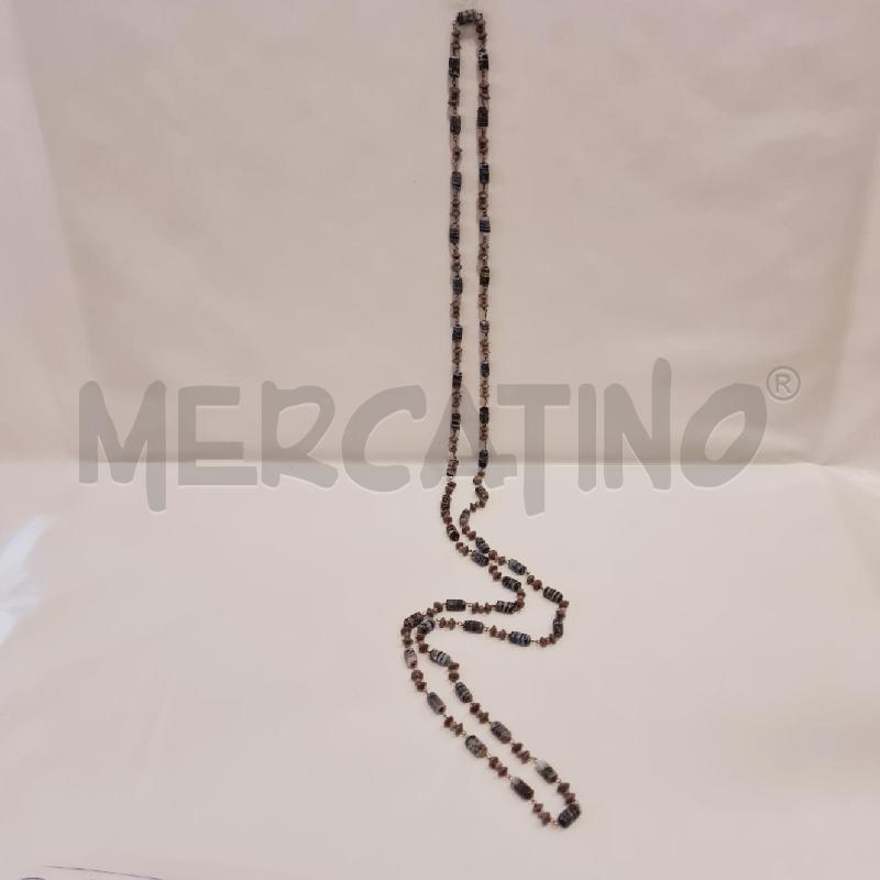 COLLANA VETRO GRIGIO SFUMATO | Mercatino dell'Usato Cesenatico 1