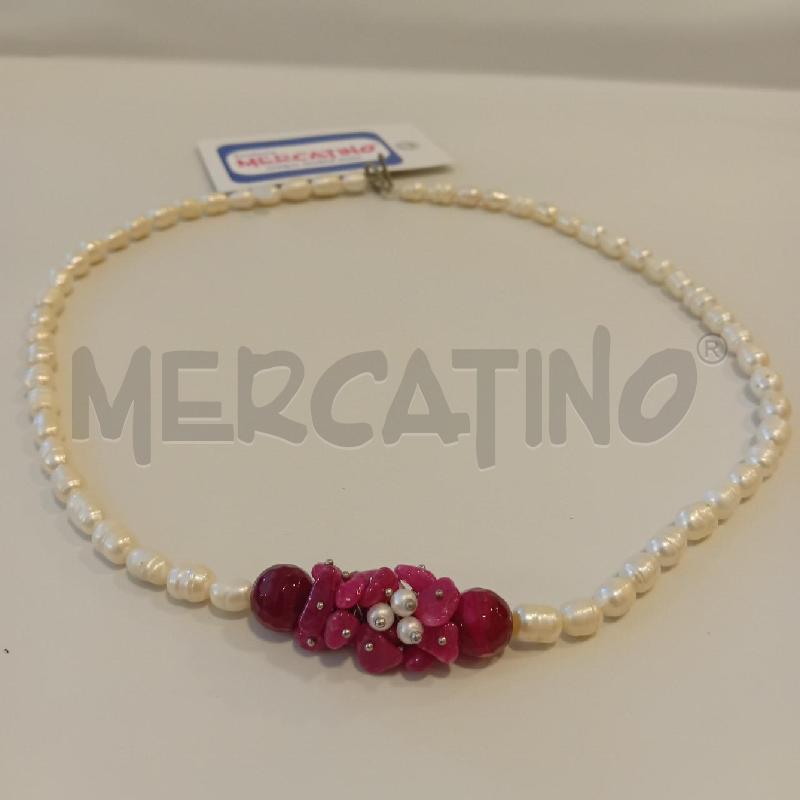 GIRO COLLO PERLE DI FIUME  E PIETRE DURE | Mercatino dell'Usato Cesenatico 1