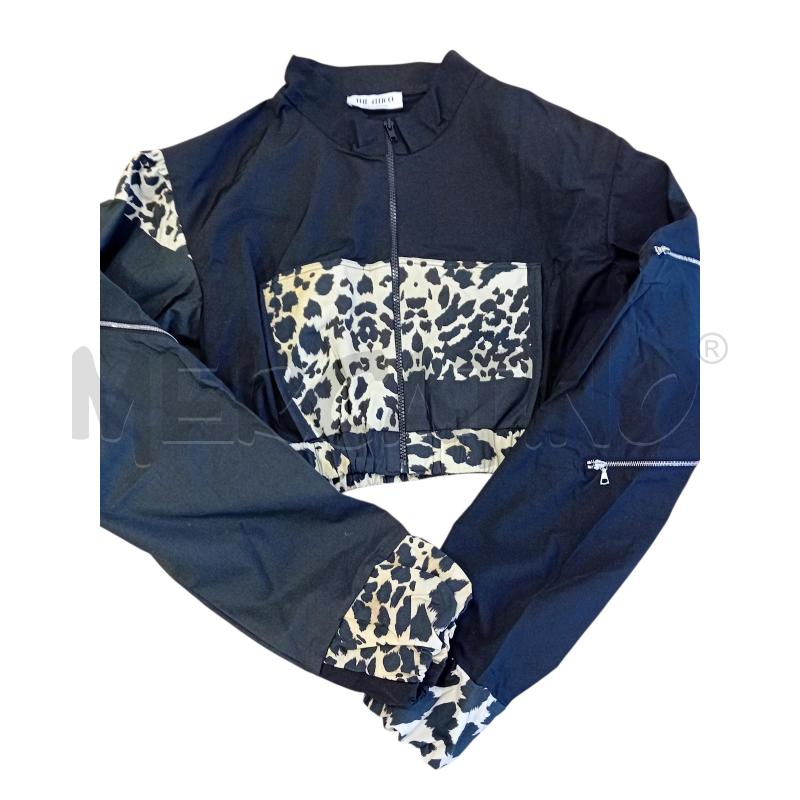 GIUBBINO DONNA THE ATTICO  NERO ANIMALIER | Mercatino dell'Usato Cesenatico 4