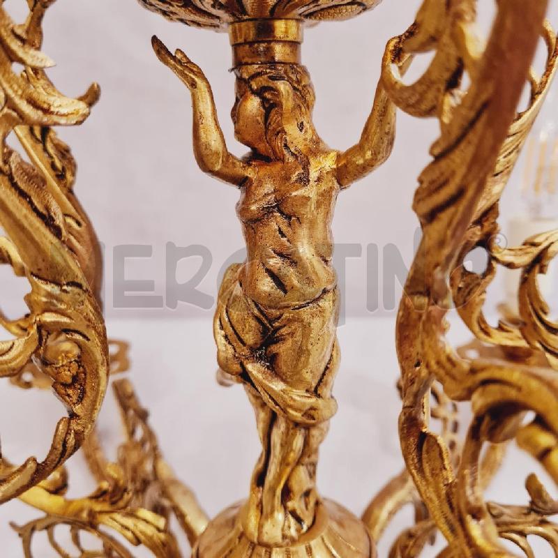 LAMPADARIO OTTONE 5 LUCI  | Mercatino dell'Usato Cesenatico 2