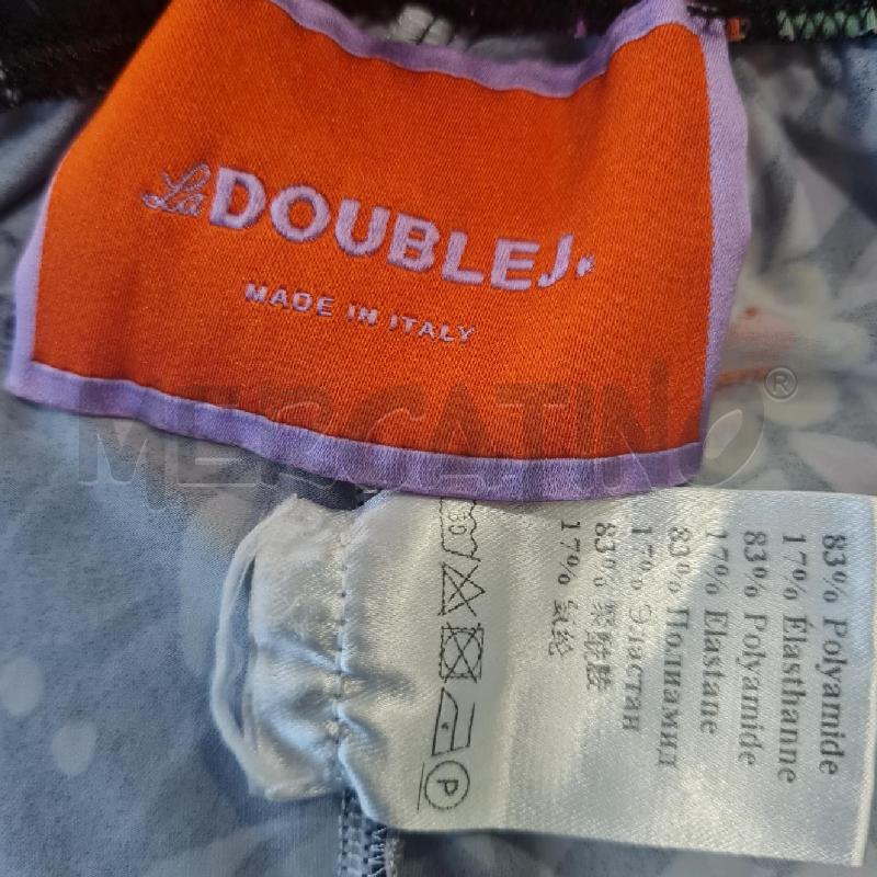 LEGGINGS DONNA DOUBLE J NERO FIORI | Mercatino dell'Usato Cesenatico 4