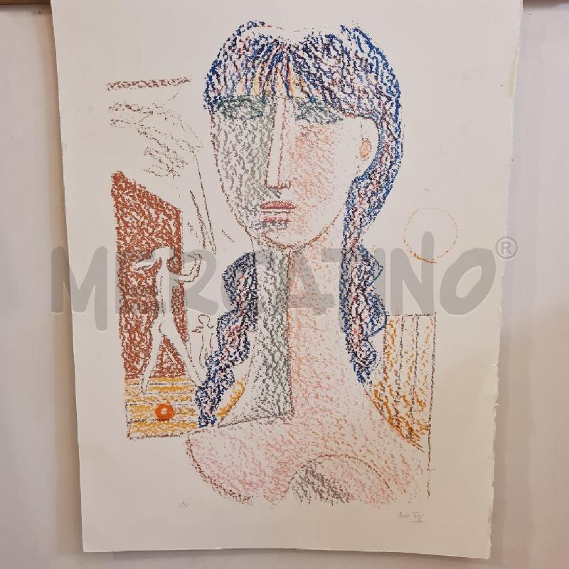 LITOGRAFIA MARIO TOZZI 4/75 PASTELLO SU CARTONCINO  | Mercatino dell'Usato Cesenatico 1