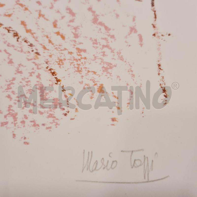 LITOGRAFIA MARIO TOZZI 4/75 PASTELLO SU CARTONCINO  | Mercatino dell'Usato Cesenatico 4