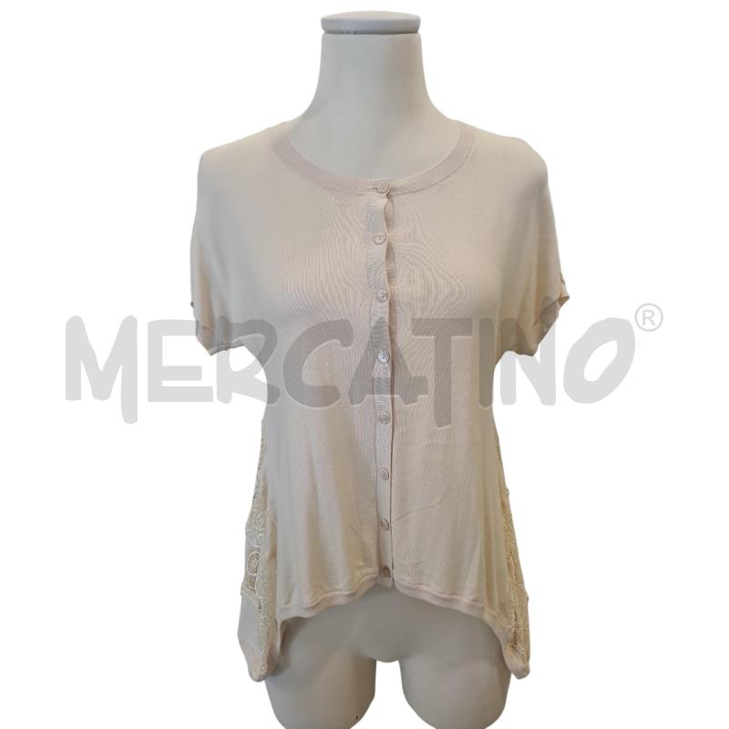 MAGLIA DONNA TWIN SET BURRO BOTTONI M/M | Mercatino dell'Usato Cesenatico 1