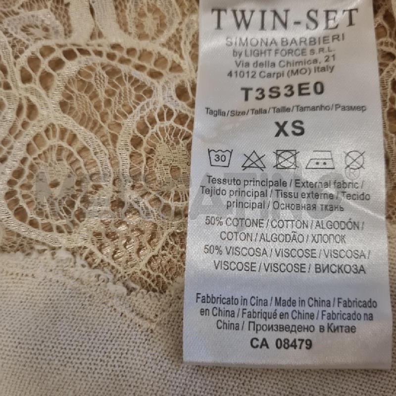 MAGLIA DONNA TWIN SET BURRO BOTTONI M/M | Mercatino dell'Usato Cesenatico 5