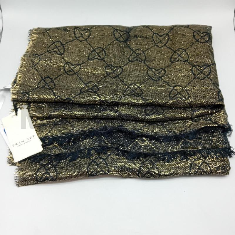 PASHMINA DONNA MY TWIN NERA DORATA | Mercatino dell'Usato Cesenatico 1