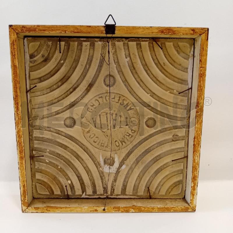 PIASTRELLA DECORATIVA INCORNICIATA DIPINTA A MANO 1932 | Mercatino dell'Usato Cesenatico 3
