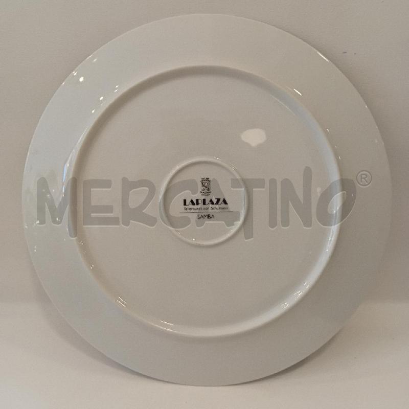 PIATTO PORTATA NERO CON ROSE SAMBA | Mercatino dell'Usato Cesenatico 2