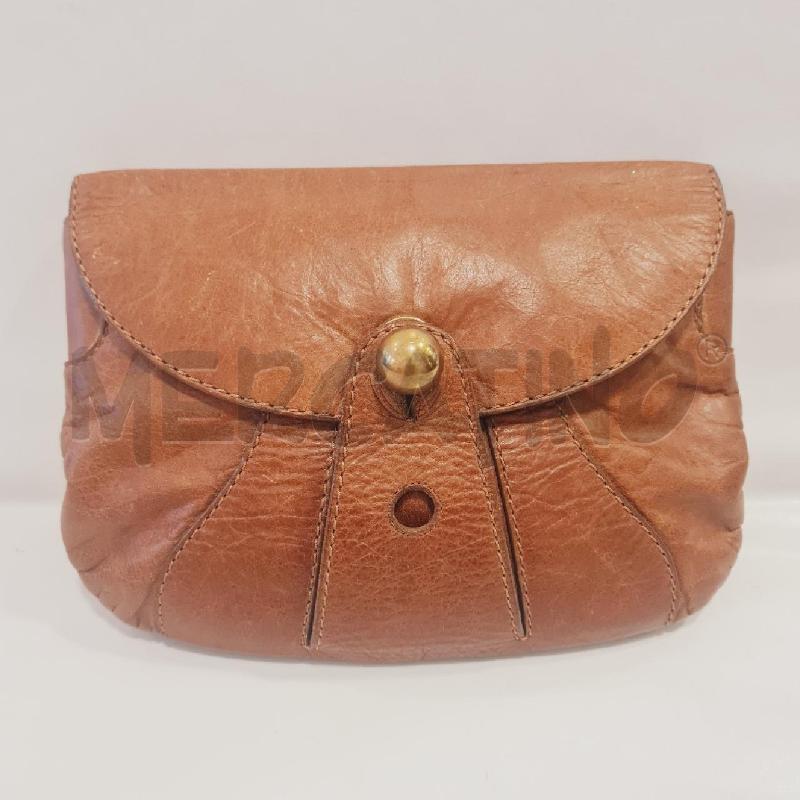 POCHETTE POLLINI PELLE COLOR BISCOTTO | Mercatino dell'Usato Cesenatico 1