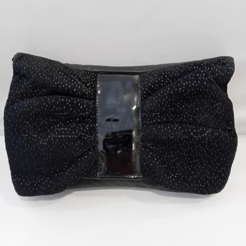 POCHETTE YURI A FIOCCO CAMOSCIO+PELLE | Mercatino dell'Usato Cesenatico 1