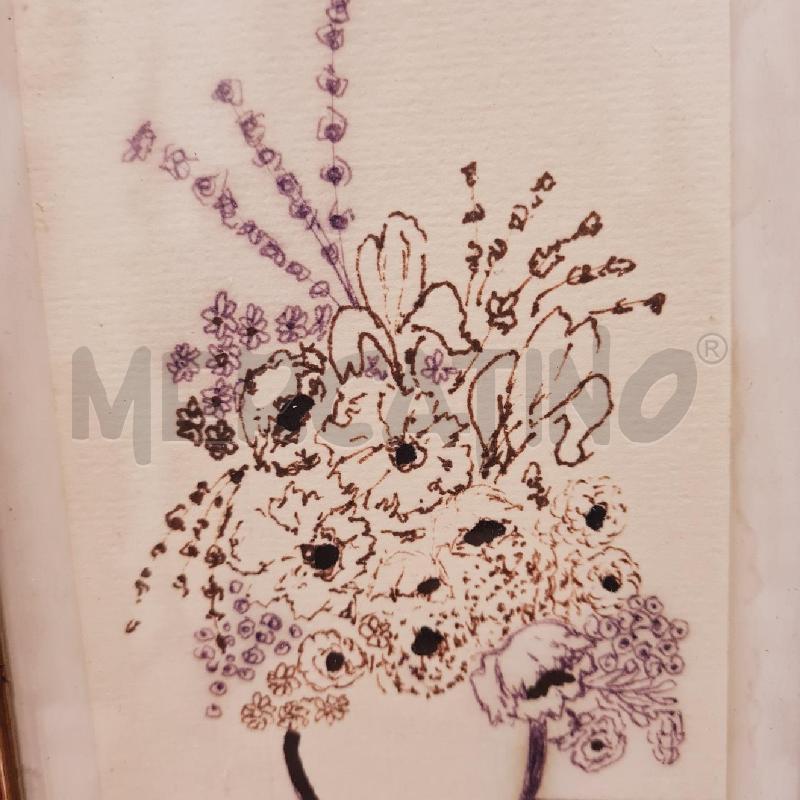 QUADRETTO HERAUT-A DISEGNO VASO FIORI | Mercatino dell'Usato Cesenatico 2