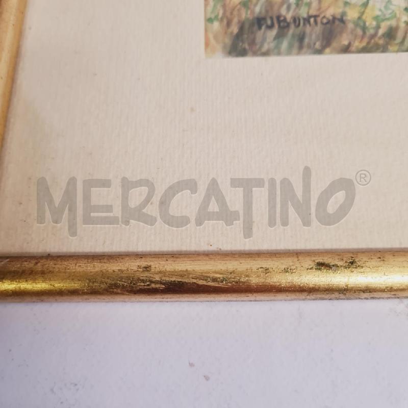QUADRO ACQUARELLO FJBUNTON CASALE INGLESE  | Mercatino dell'Usato Cesenatico 4