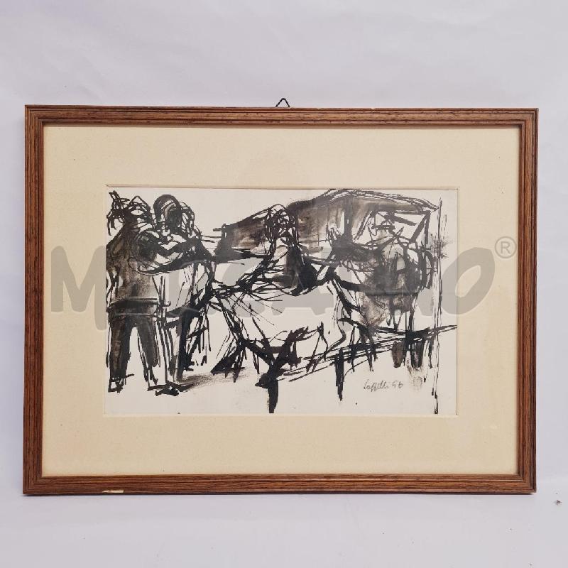 QUADRO GIOVANNI CAPPELLI  TECNICA MISTA SU CARTA | Mercatino dell'Usato Cesenatico 1