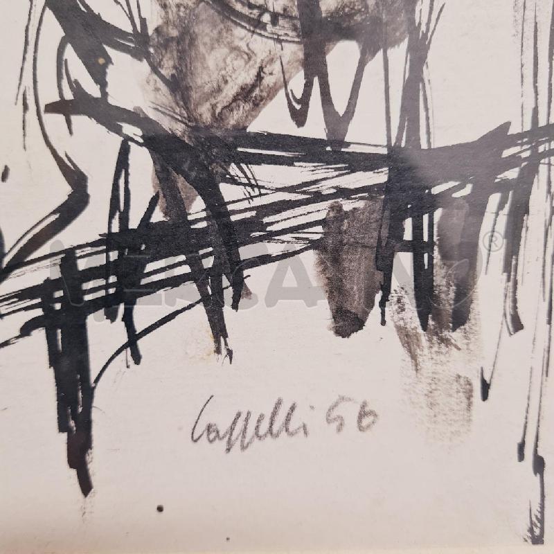 QUADRO GIOVANNI CAPPELLI  TECNICA MISTA SU CARTA | Mercatino dell'Usato Cesenatico 2