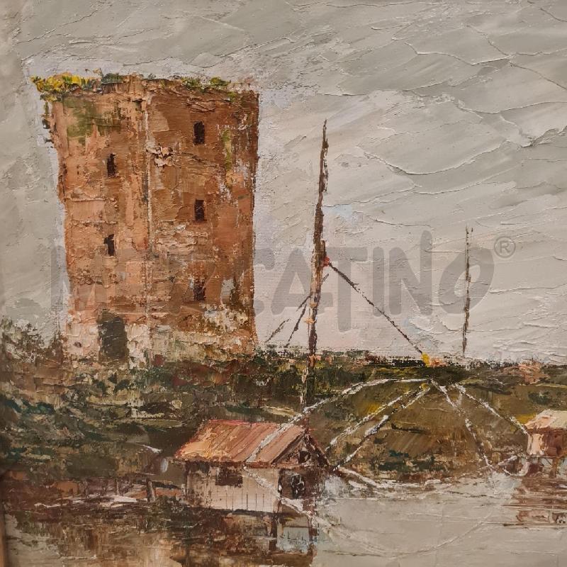 QUADRO GUIDI CAPANNI  OLIO | Mercatino dell'Usato Cesenatico 2