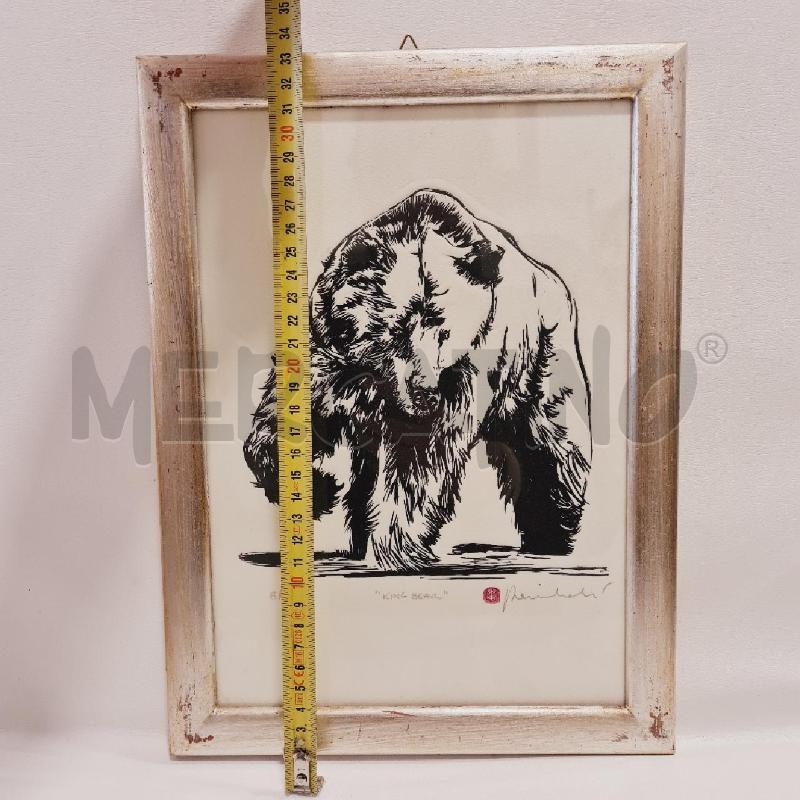QUADRO INCHIOSTRO   ENRICO RAMBALDI ORSO  | Mercatino dell'Usato Cesenatico 4