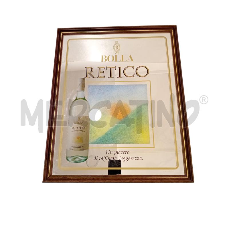 QUADRO SPECCHIO PUBBLICITARIO BOLLA RETTICO | Mercatino dell'Usato Cesenatico 1