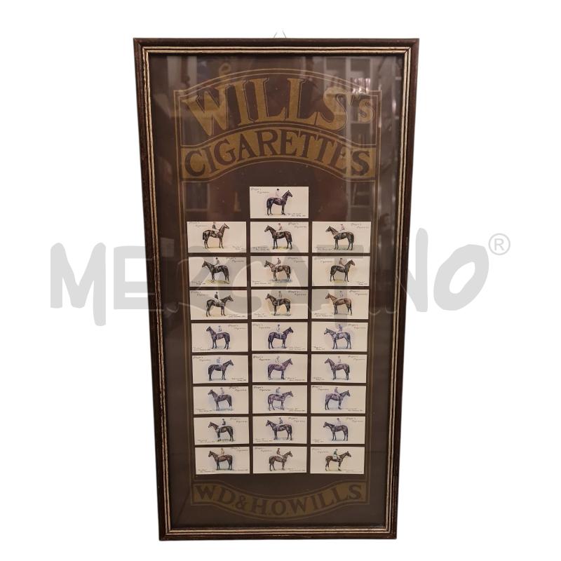QUADRO STAMPA WILLS'S CIGARETTES  | Mercatino dell'Usato Cesenatico 1