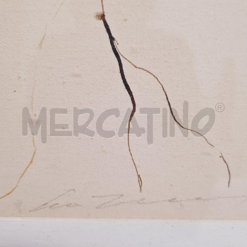 QUADRO TRECCANI OLIO SU TELA FANCIULLA E ROSA | Mercatino dell'Usato Cesenatico 3