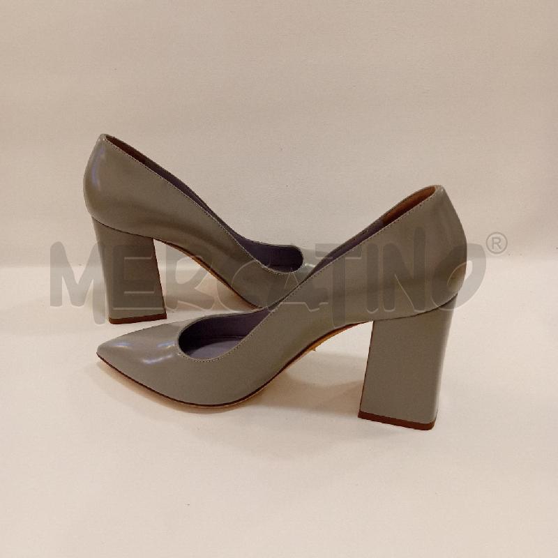 SCARPE DONNA POLLINI GRIGIO TACCO QUADRATO | Mercatino dell'Usato Cesenatico 3
