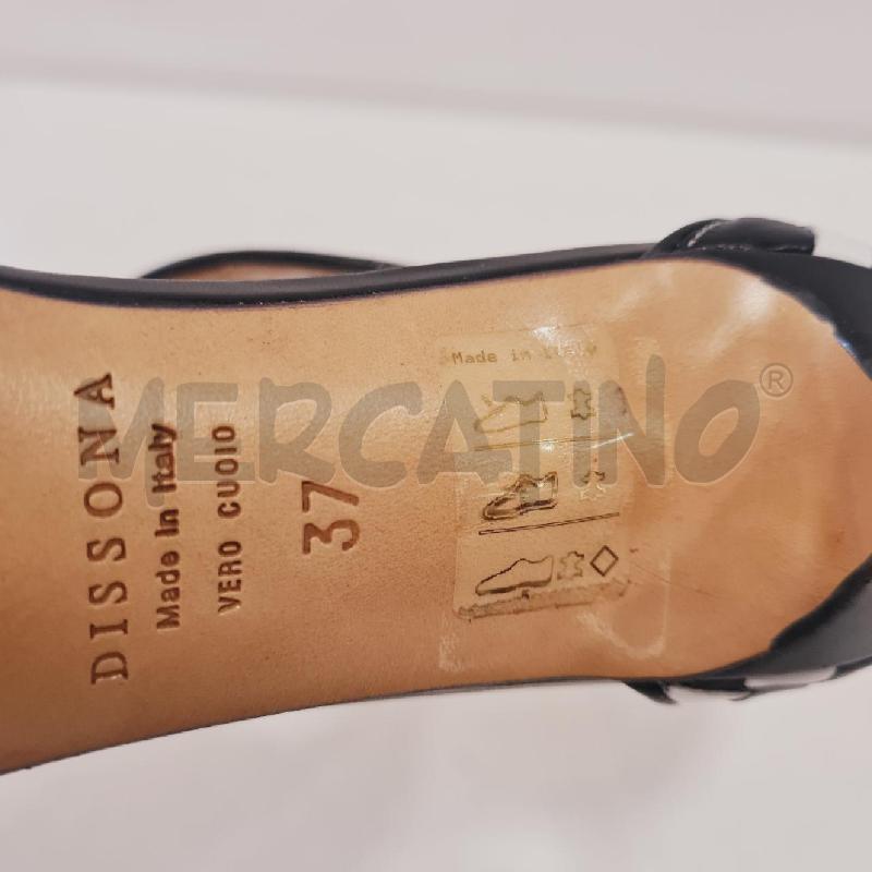 SCARPE DONNA  DISSONA QUADRI BIANCO NERO  | Mercatino dell'Usato Cesenatico 4