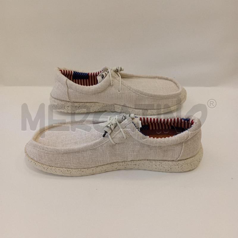 SCARPE UOMO TELA NEUTRO | Mercatino dell'Usato Cesenatico 2