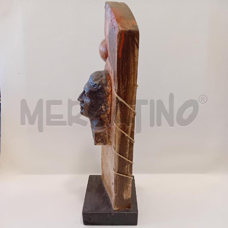 SCULTURA SU LEGNO VOLTO ANONIMO | Mercatino dell'Usato Cesenatico 4