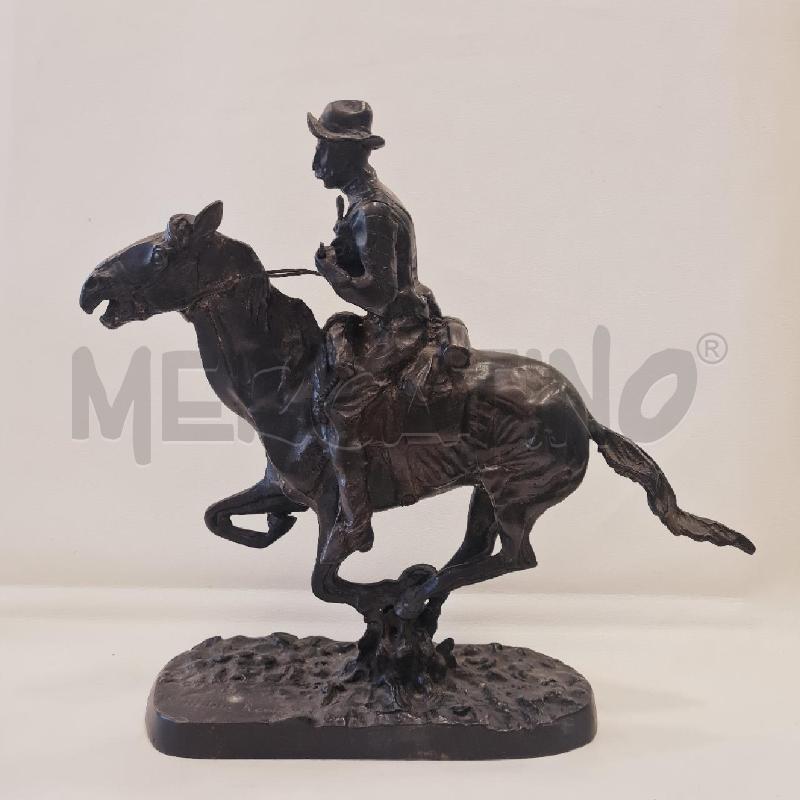 SCULTURA  BRONZO FREDERIC REMINGTON | Mercatino dell'Usato Cesenatico 1