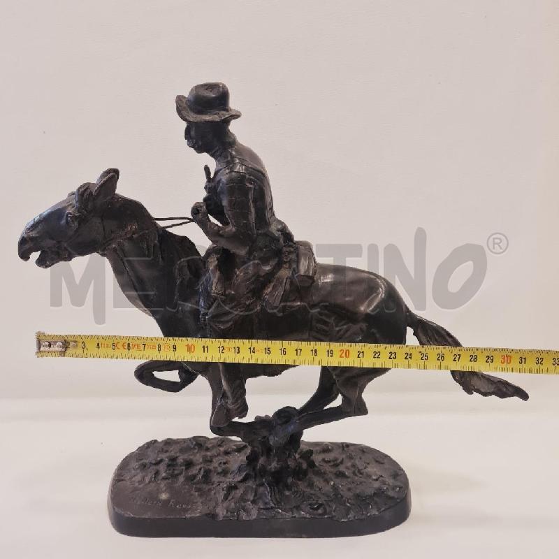 SCULTURA  BRONZO FREDERIC REMINGTON | Mercatino dell'Usato Cesenatico 4