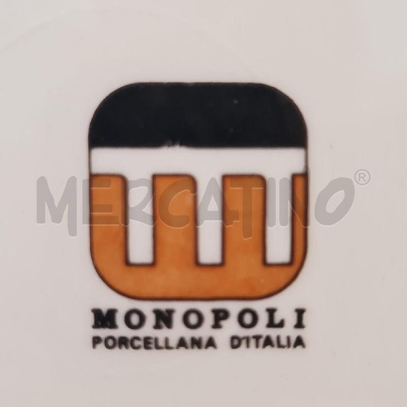 SERVIZIO PIATTI MONOPOLI FIORE ROSSO  | Mercatino dell'Usato Cesenatico 5