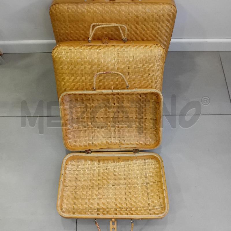 SET 3 VALIGETTE  BAMBU'  | Mercatino dell'Usato Cesenatico 2