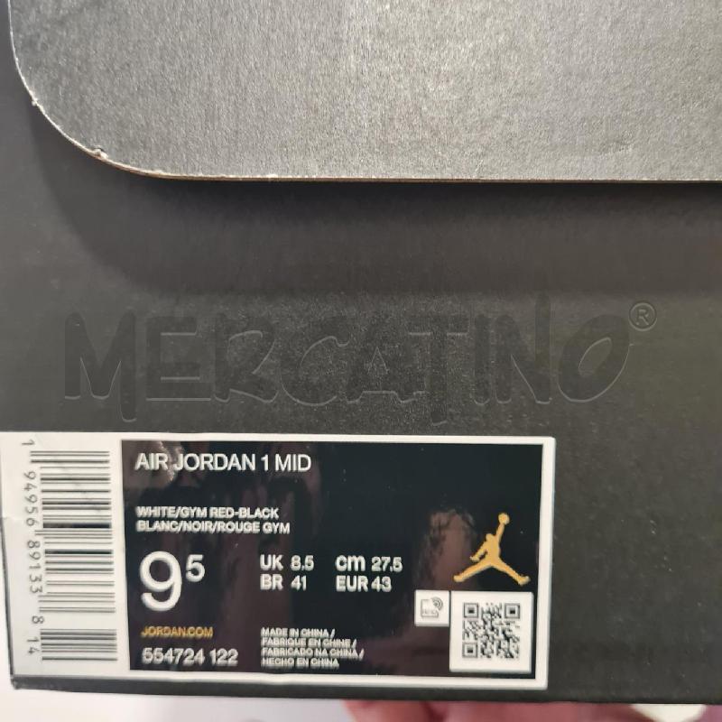 SNEAKERS UOMO JORDAN NIKE AIR MID GYM | Mercatino dell'Usato Cesenatico 4