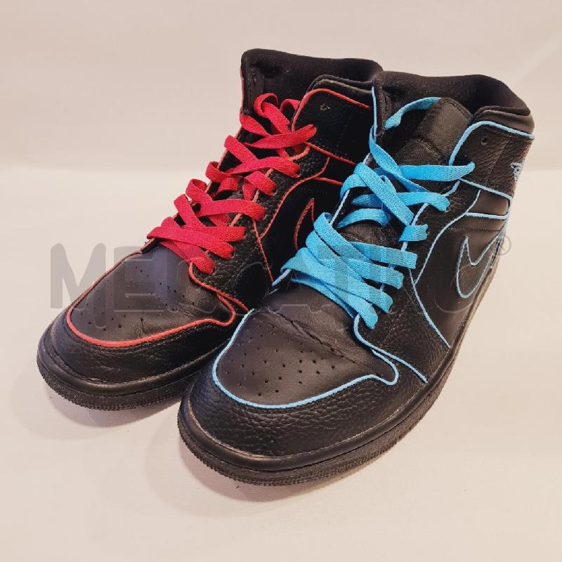 SNEAKERS UOMO NIKE NERE ROSSE  PERSONALIZZATE | Mercatino dell'Usato Cesenatico 1