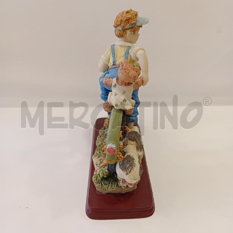SOPRAMMOBILE BIMBO SU BICICLETTA+ OROLOGIO | Mercatino dell'Usato Cesenatico 4