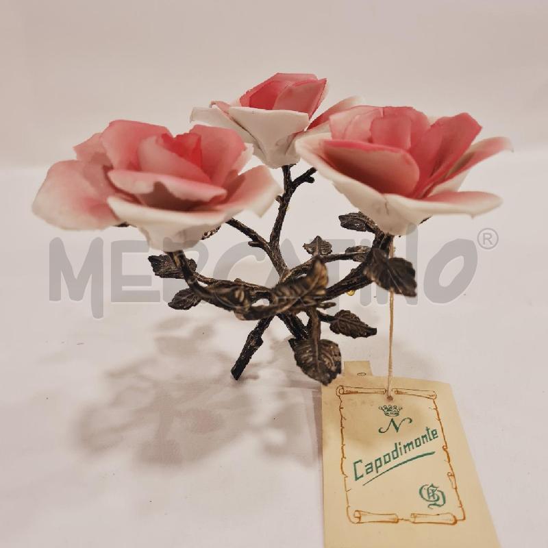 SOPRAMMOBILE ROSE CAPODIMONTE  | Mercatino dell'Usato Cesenatico 1